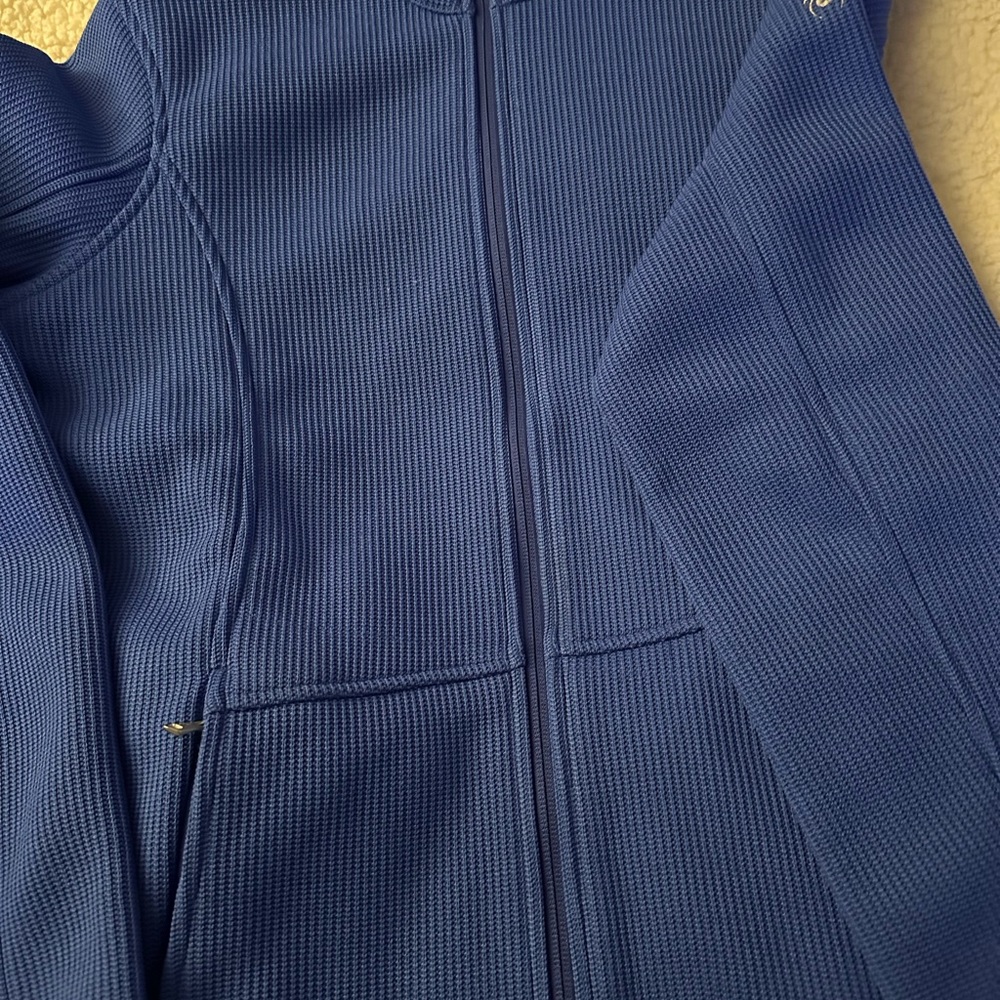 Pretty blue Spyder jacket womens large